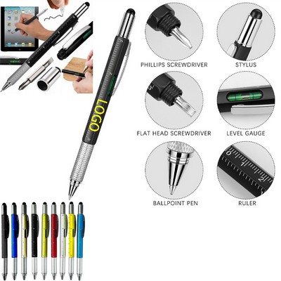 Multi-Functional Metal Ballpoint Pen