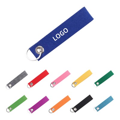 Felt Wristband Keychain