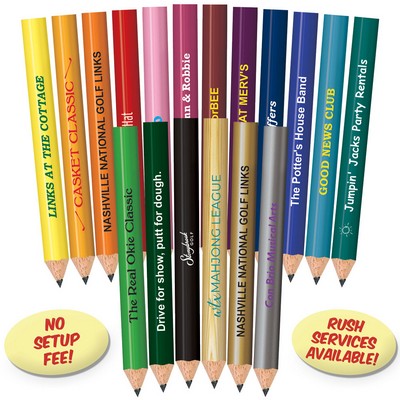Royal Blue Round Golf Pencils