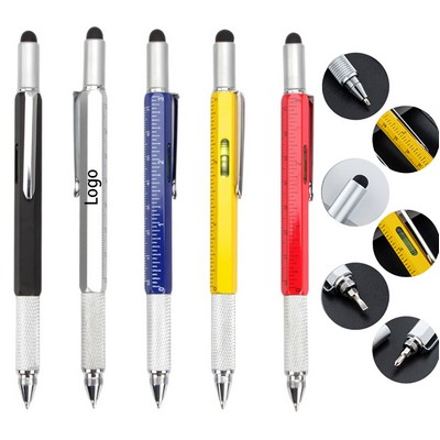 6" 1 Multitool Stylus Ballpoint Pen